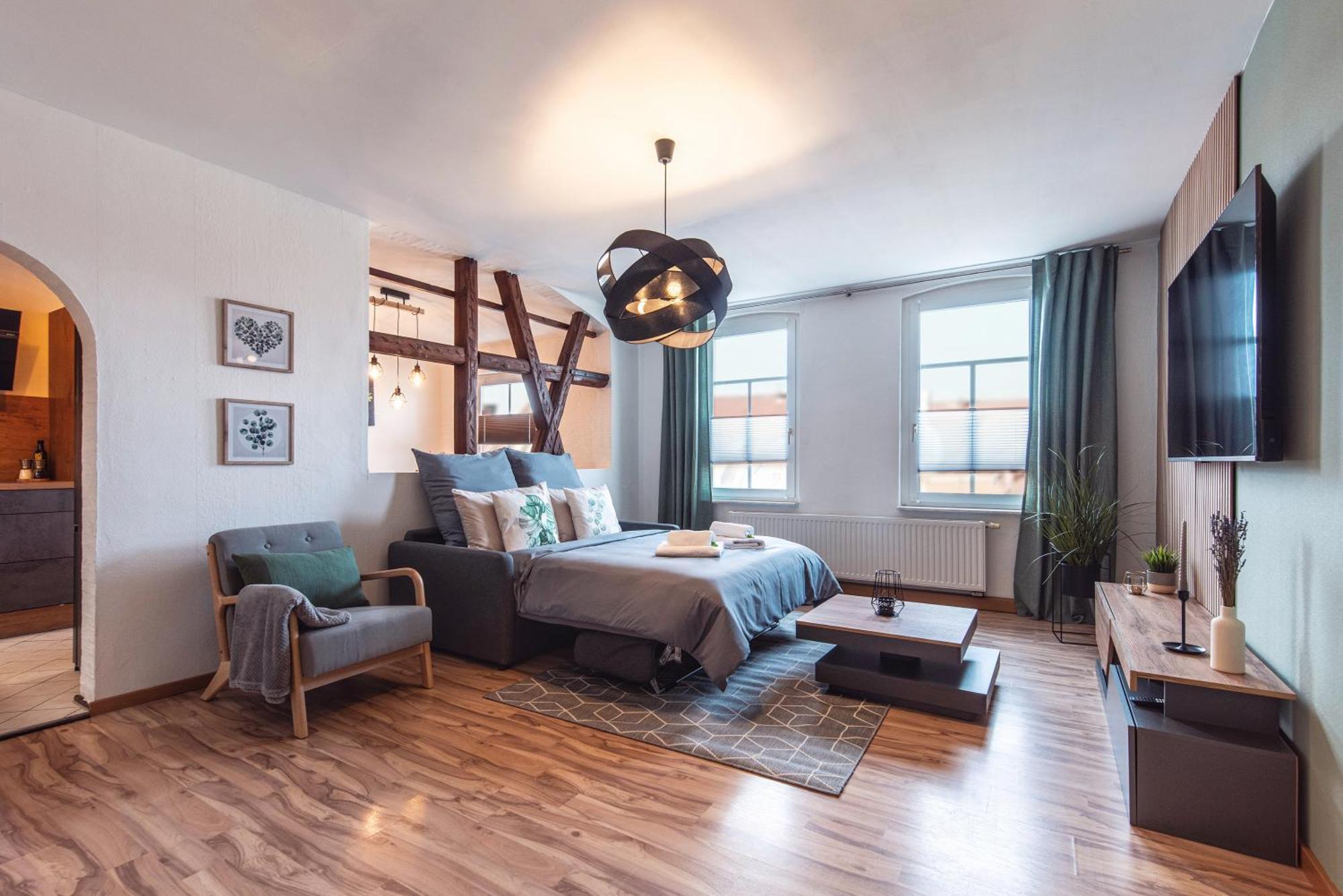 Grosszuegiges Apartment - Zentral - Kueche - Familienfreundlich Эрфурт Экстерьер фото